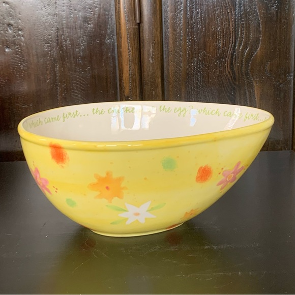 RARE - HTF Chicken or the Egg Department 56 Easter Egg Shaped Serving Bowl - Picture 6 of 16